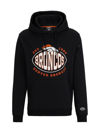 Hugo Boss Boss X Nfl Touchback Graphic Hoodie In Broncos Charcoal