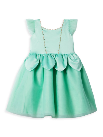 Janie And Jack X Disney Kids' Tiana Satin & Tulle Dress Costume In Green