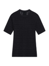 Givenchy Women's Sweater In 4g Jacquard With Short Sleeves In Black