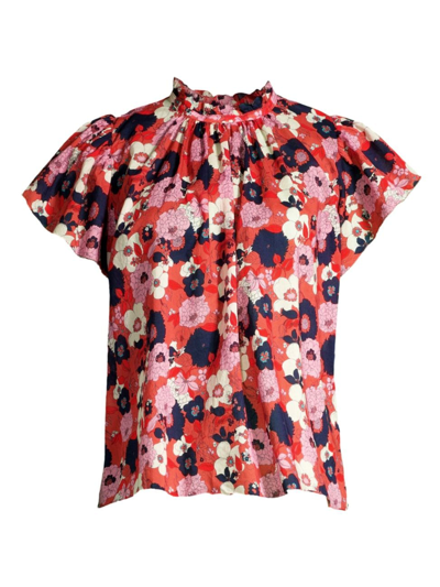 Birds Of Paradis Women's Carla Floral Blouse In Floral Multi