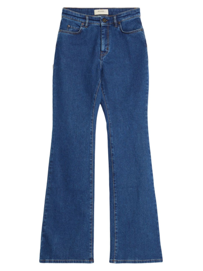 Weekend Max Mara Women's Baggy Flared Jeans In Navy