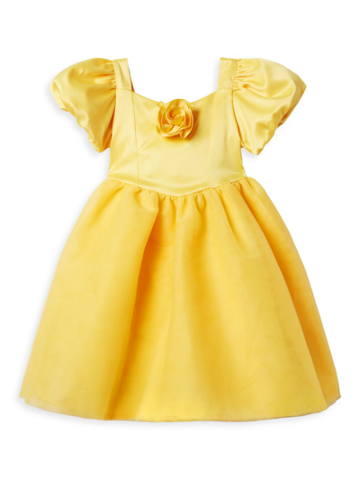 Janie And Jack Little Girl's & Girl's Belle Princess Dress In Yellow
