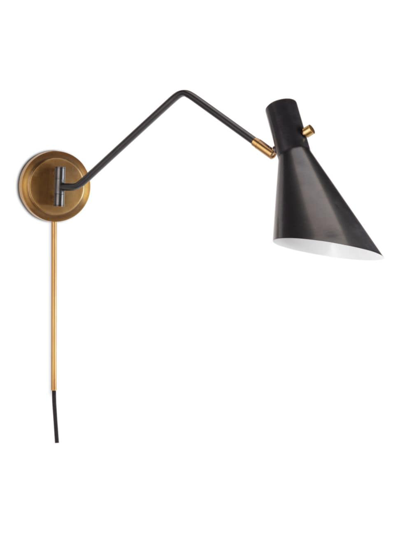 Regina Andrew Spyder Single Arm Sconce Lamp In Black