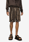 Dolce & Gabbana Motif-print Bermuda Shorts In Multicolor