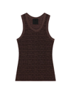 GIVENCHY WOMEN'S TANK TOP IN 4G JACQUARD