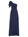 KAY UNGER WOMEN'S BRIANA DRAPED ONE-SHOULDER GOWN