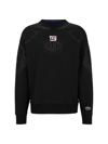 Hugo Boss Men's Boss X Nfl Cotton-blend Sweatshirt With Collaborative Branding In Giants Black