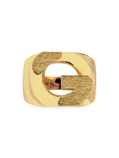 Givenchy Women's G Chain Ring In Metal In Golden Yellow