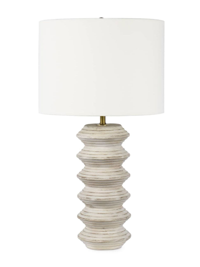 Regina Andrew Coastal Living Nova Wood Table Lamp In White