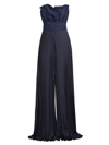 ONE33 SOCIAL WOMEN'S PLEATED CREPE JUMPSUIT