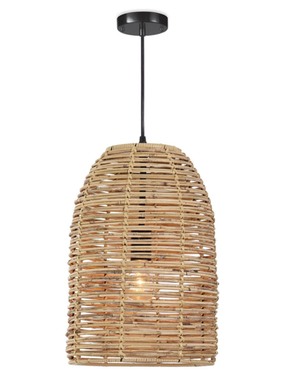 Regina Andrew Monica Bamboo Basket Pendant Light In Brown
