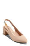Cole Haan The Go-to Slingback Pump In Brush Sde