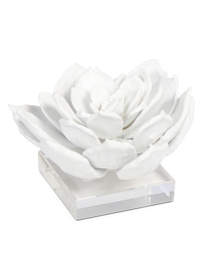 Regina Andrew Succulent Sculpture In White