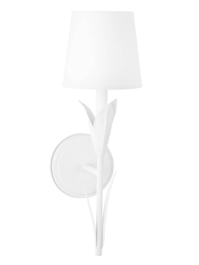 Regina Andrew River Reed Single Sconce Lamp In White