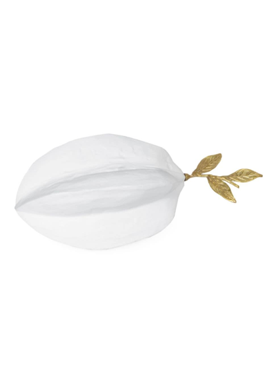 Regina Andrew Starfruit Metal Object In White And Gold
