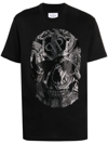 PHILIPP PLEIN SS SNAKE ROUND-NECK T-SHIRT