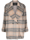 FABIANA FILIPPI DOUBLE-BREASTED ALPACA WOOL COAT