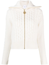 PATOU ZIP-FASTENING KNITTED JUMPER