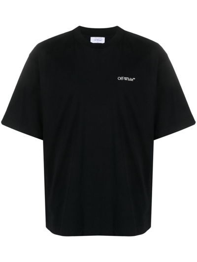 OFF-WHITE LOGO-PRINT SHORT-SLEEVE T-SHIRT