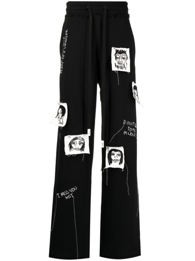 Haculla Sick Of It All Knit Trousers In Black