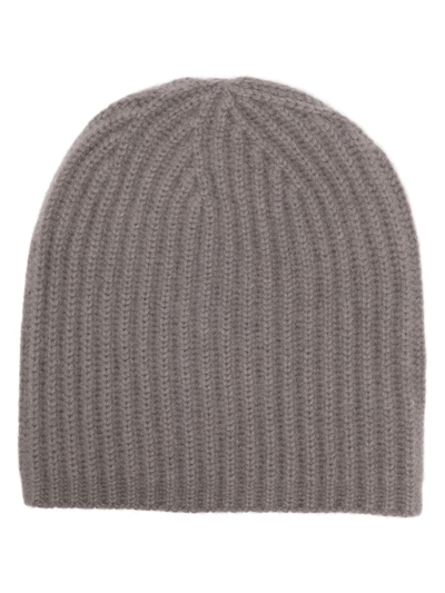 Liska Heidi Cashmere Beanie In Grey