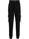 MOOSE KNUCKLES CARGO-POCKETS COTTON TRACK PANTS