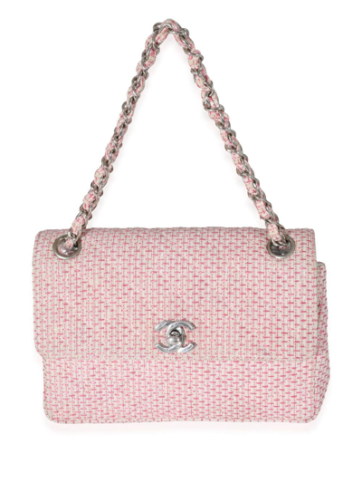 Pre-owned Chanel 1996/1997 Small Cc Flap Shoulder Bag In Pink