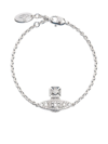 Vivienne Westwood Orb-charm Chain Bracelet In Silver