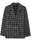 Anine Bing Madeleine Double-breasted Blazer In Multicolour