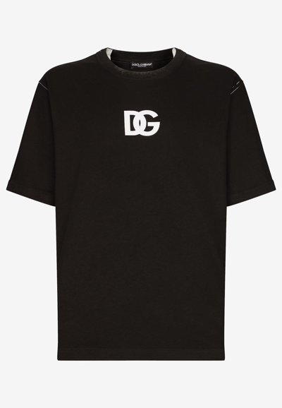DOLCE & GABBANA DG LOGO PRINT T-SHIRT
