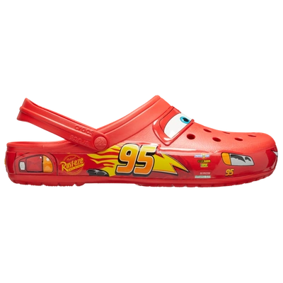 Crocs Mens  Disney And Pixar Cars' Lightning Mcqueen Clogs In Yellow/red