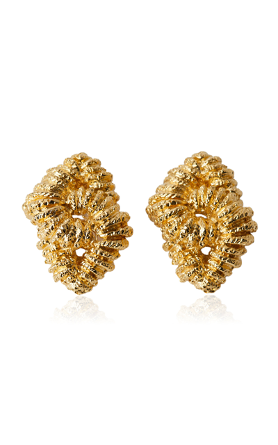 Paola Sighinolfi Loto 18k Gold-plated Earrings