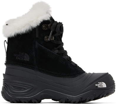 The North Face Kids Black Shellista V Boots In Kx7 Tnf Black/tnf Bl