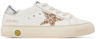 GOLDEN GOOSE KIDS WHITE & GOLD MAY SNEAKERS