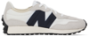 NEW BALANCE KIDS TAUPE & OFF-WHITE 327 BIG KIDS SNEAKERS