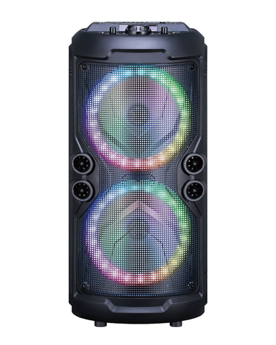 Supersonic Portable Bluetooth 2 Speaker With True Wireless Technology In Black