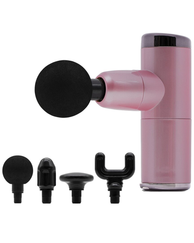 Vysn Sore Be Gone Pink Massage Gun With 4 Attachments