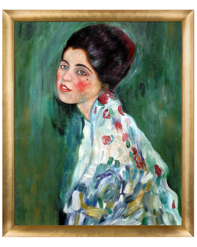 Overstock Art Portrait Of A Lady By Gustav Klimt Hand-painted