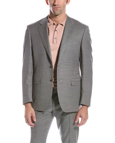 Canali 2pc Wool Suit In Grey