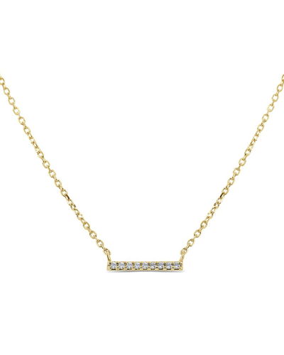 Sabrina Designs 14k Diamond Bar Necklace