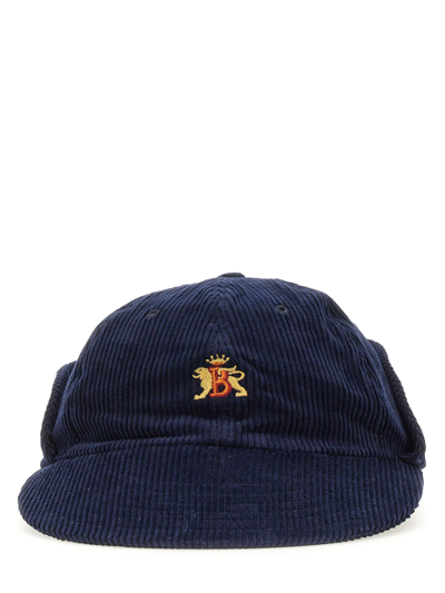 Baracuta Hat With Logo In Blue