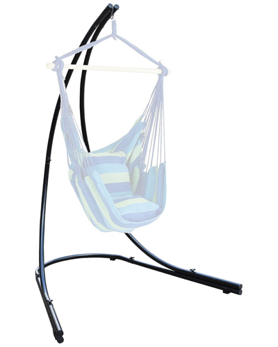 Sorbus Home Hammock Swing Stand In Black