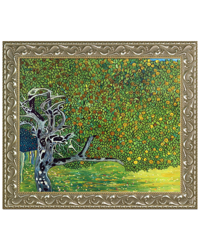 Museum Masters Golden Apple Tree Metallic Embellished By Gustav Klimt Oil Reproduction