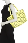 PATRIZIA LUCA SLANTED SQUARE GEOMETRIC TOTE BAG