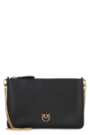 Pinko Leather Crossbody Bag In Black