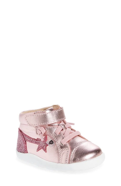 Old Soles Kids' Parade High Top Sneaker In Pink Frost