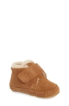 Old Soles Kids' Shloofy Faux Fur Boot In Tan