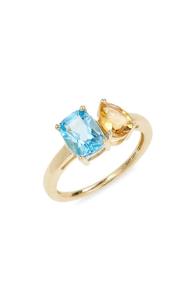 Bony Levy 14k Gold Citrine & Topaz Statement Ring In 14k Yellow Gold