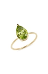 Bony Levy 14k Gold Peridot Statement Ring In 14k Yellow Gold
