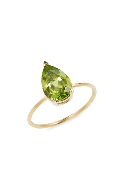 Bony Levy 14k Gold Peridot Statement Ring In 14k Yellow Gold